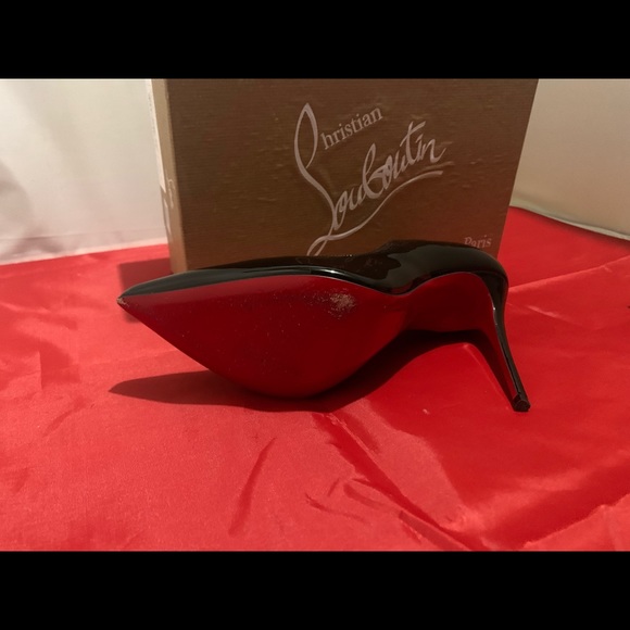 ChristianLouboutin Hot Chick stiletto Pump , Black  Size 38.5/7.5US - Picture 6 of 7